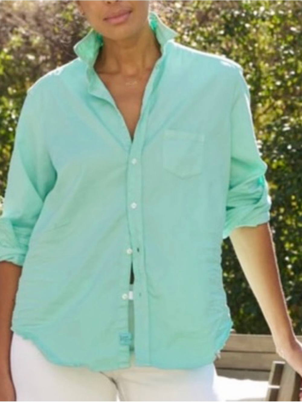 Frank & Eileen Barry Tailored Button-Up Shirt